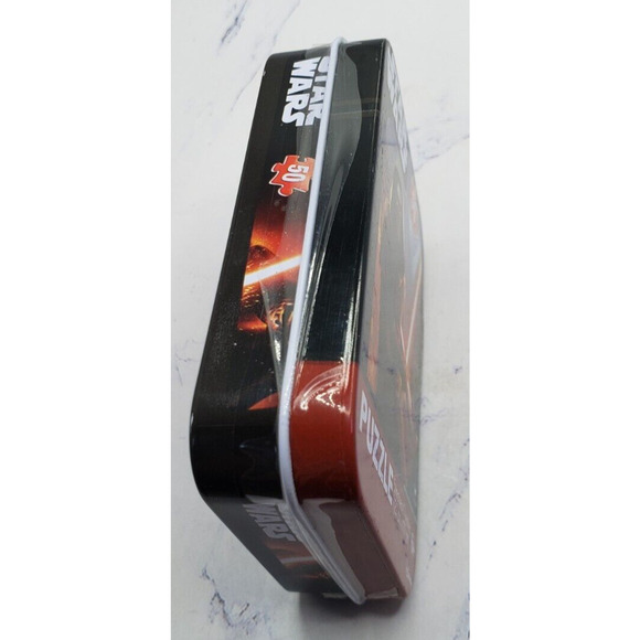 Disney Star Wars The Force Awakens 50 Piece Mini Puzzle 5x7 in Collectible Tin - Picture 3 of 6